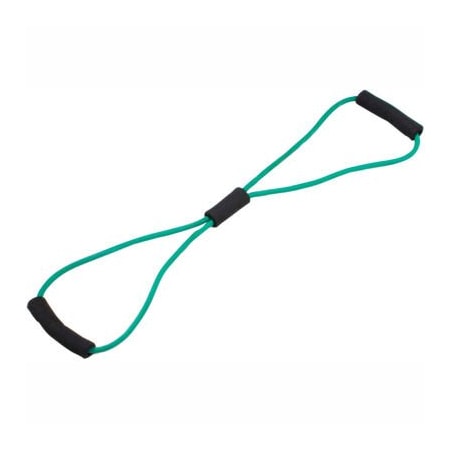 Fabrication Enterprises CanDo BowTie Tubing Exerciser, Green, 30" 1349116